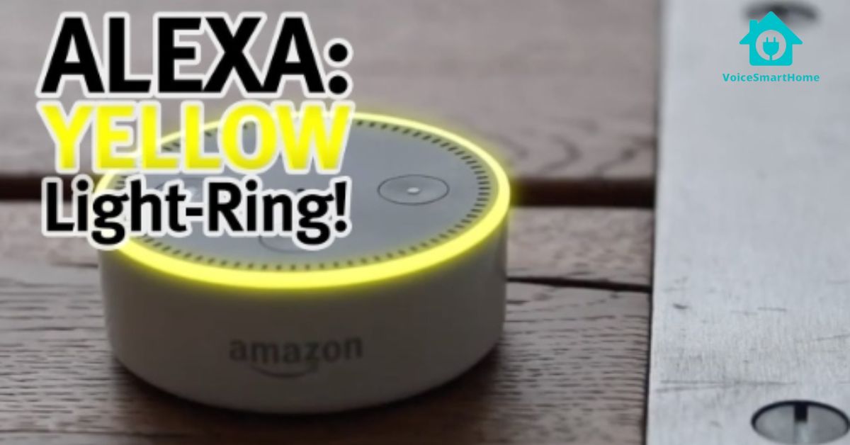 Why is Alexa Flashing Yellow?
